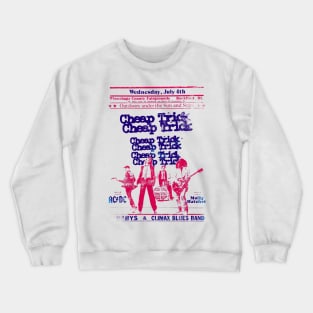 cheap trick tour graphic Crewneck Sweatshirt